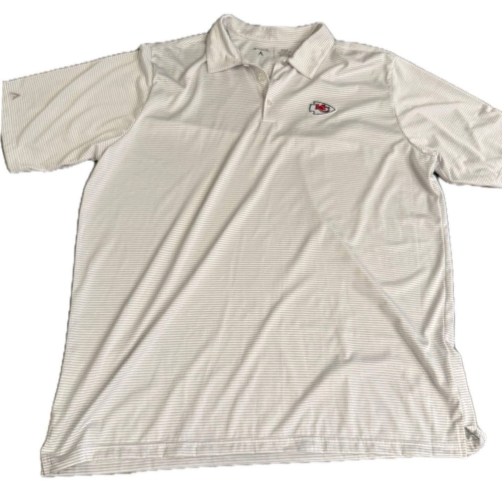 Antigua Kansas City chiefs men’s polo shirt 2xl